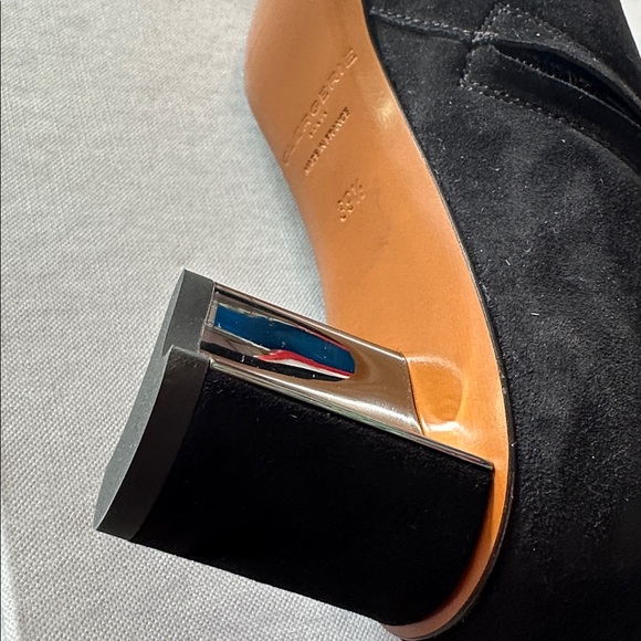 Robert Clergerie “secret” Black Suede Ankle Boots - Picture 12 of 12